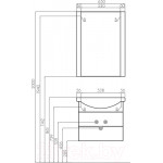 Тумба под умывальник Акватон Ария 65 М