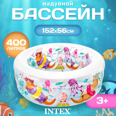 Надувной бассейн Intex 58480