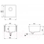 Мойка кухонная Aquasanita Arca SQA101W