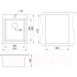 Мойка кухонная GRANULA GR-4201