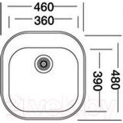 Мойка кухонная Kromevye EХ 149 D