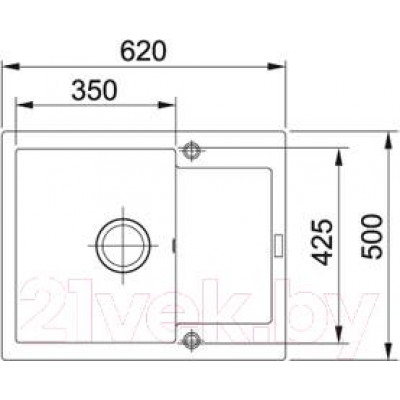 Мойка кухонная Franke Maris MRG 611C