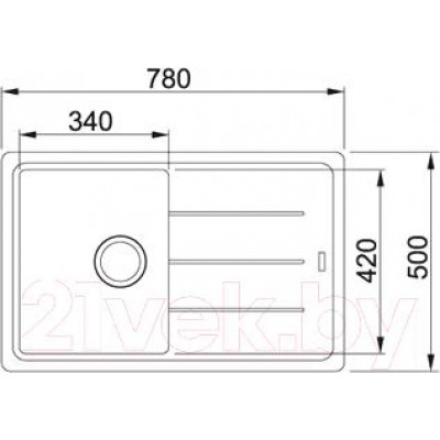 Мойка кухонная Franke Basis BFG 611