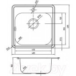 Мойка кухонная IDDIS Strit STR48S0i77