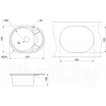 Мойка кухонная GRANULA GR-5802