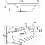 Ванна акриловая Santek Майорка XL 160x95 L