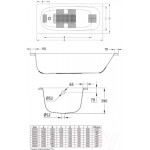 Ванна стальная BLB Universal 170x75 / B75HAH001