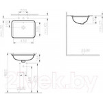 Умывальник VitrA S20 43x30.5 / 5474B003-0618