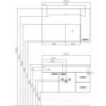 Тумба под умывальник Акватон Диор 100