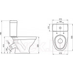 Унитаз напольный Santeri Форвард 1P2052S0000BF