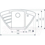 Мойка кухонная Zigmund & Shtain Eckig 900