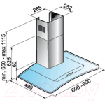 Вытяжка купольная Korting KHC6954X