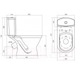 Унитаз напольный Santek Алькор 1WH302196