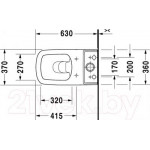 Унитаз напольный Duravit DuraStyle 2155090000