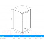 Душевой уголок Erlit ER10109H-C1