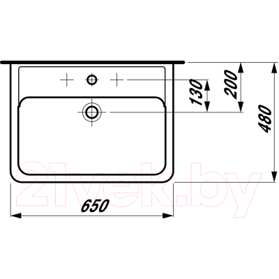 Умывальник Laufen Pro 8189530001041