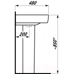 Умывальник Laufen Pro 8189530001041