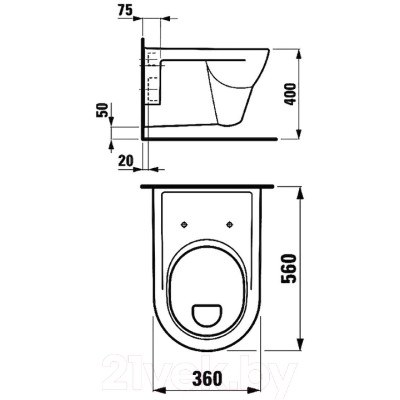 Унитаз подвесной Laufen Pro 8209510000001