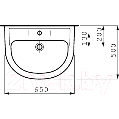 Умывальник Laufen Pro 8109530001041