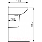 Умывальник Laufen Pro 8109530001041