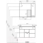 Тумба под умывальник Акватон Диор 80