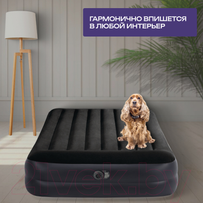 Надувная кровать Intex Pillow Rest Raised Bed 64124