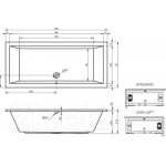 Ванна акриловая Riho Lusso 200x90 / BA60005