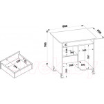 Компьютерный стол Сокол-Мебель КСТ-10.1