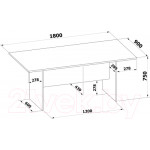 Стол для переговоров Сокол-Мебель СПР-05
