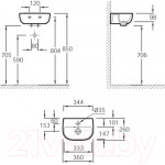 Умывальник Jacob Delafon Odeon Up E4761-00