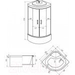 Душевая кабина Erlit ER5709TP-C24-RUS