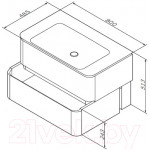 Умывальник AM.PM Sensation M30WPC0801WG