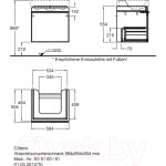 Тумба под умывальник Keramag Citterio 835160-000