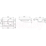 Умывальник AM.PM Gem M90WCC0602WG