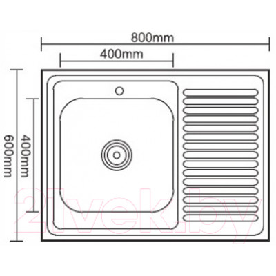 Мойка кухонная Ledeme L68060-6L