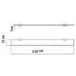Полка для ванной Акватон 110