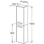 Шкаф-пенал для ванной Roca The Gap / ZRU9302884