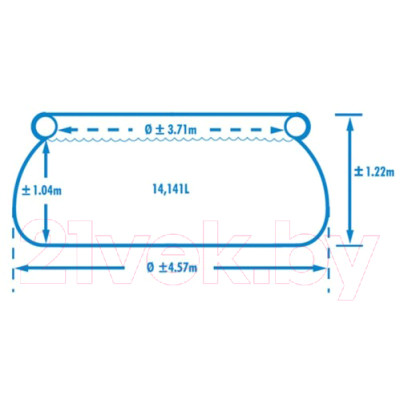 Надувной бассейн Intex Easy Set / 26168NP