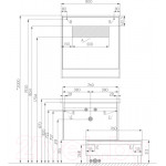 Тумба под умывальник Акватон Капри 80