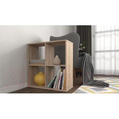 Стеллаж Polini Kids Home Smart Кубический 4 секции