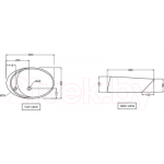 Умывальник Jaquar Vignette Prime VGS-WHT-81931N