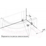 Душевой поддон Radomir 120x80 / 1-11-0-1-0-009