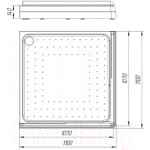 Душевой поддон Radomir 110 / 1-11-0-0-0-120