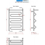 Полотенцесушитель водяной Ростела Танго+ 50x80 (1