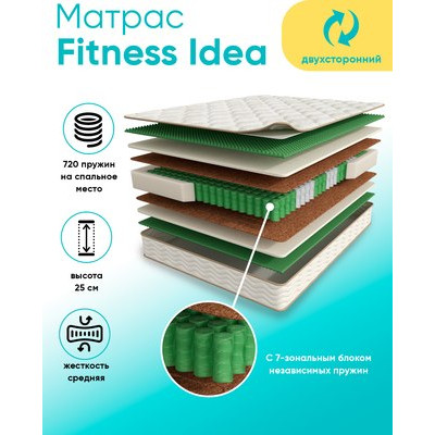 Матрас Askona Fitness Idea 80x190