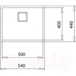 Мойка кухонная Teka Flexlinea RS15 50.40 SQ / 115000012