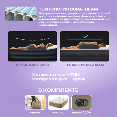 Надувной матрас Intex Ultra Plush 64428