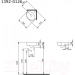 Умывальник Bocchi Taormina Arch 30 / 1392-001-0126