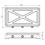 Газовая настольная плита ZORG O 300