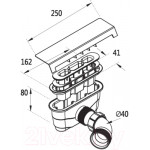 Душевой поддон Cezares TRAY-AS-RH-120/90-550-30-W-L